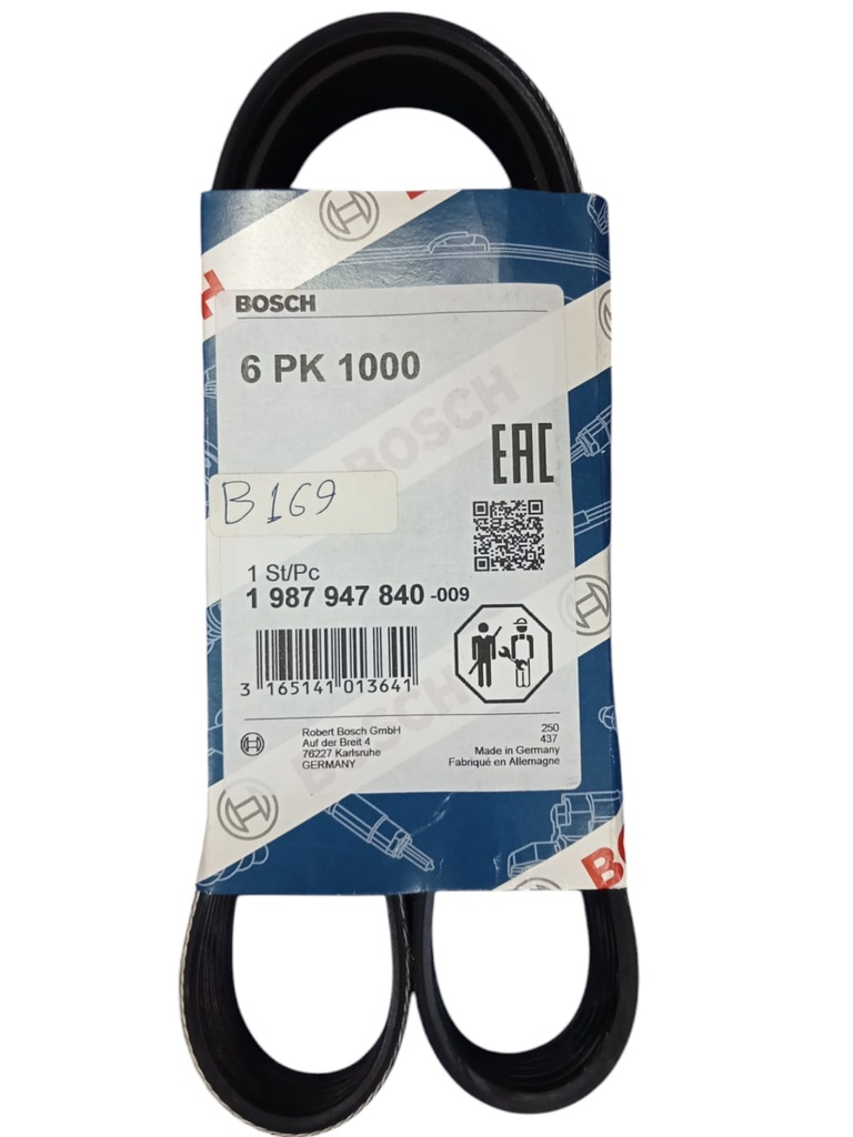 [B169] Belt 6PK1000 [Bosch] (1987947840) (Made in Germany)