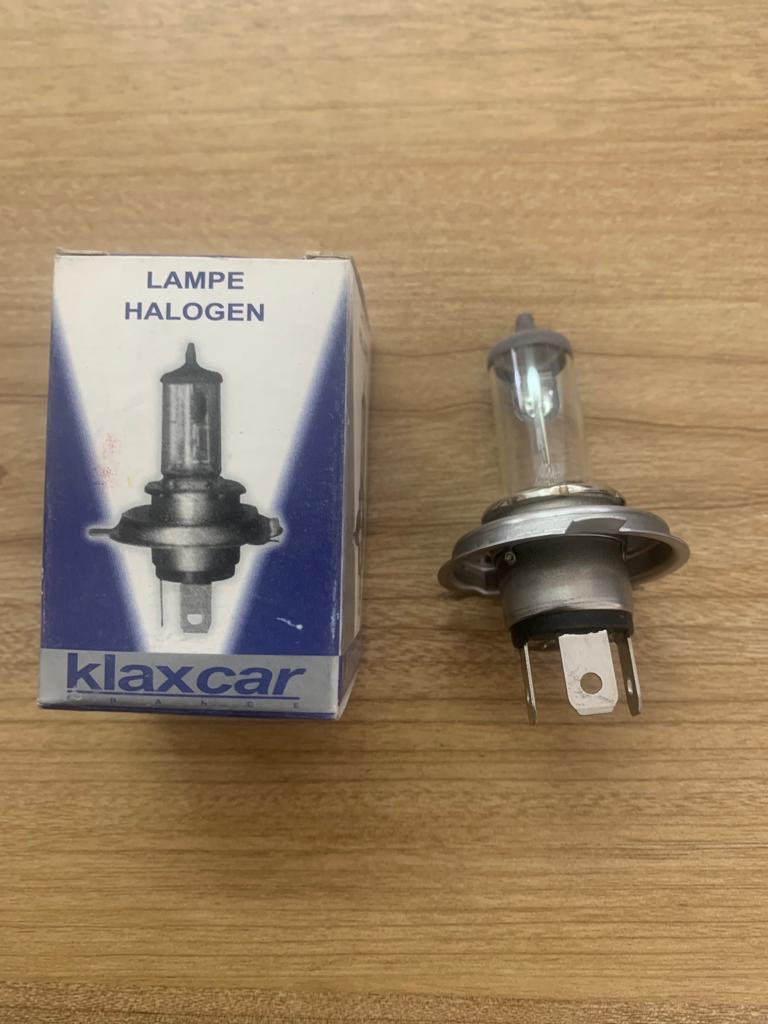 Lamp Halogen H4 12V 200/120CP [Klaxcar] (Made in France) (11051)