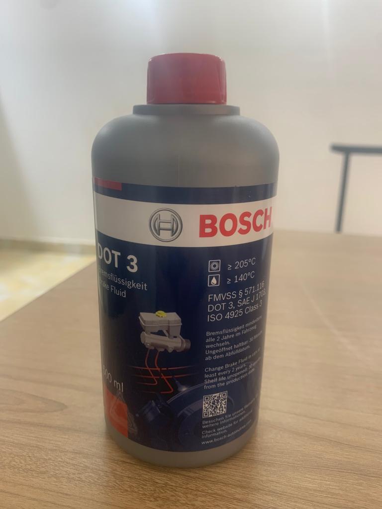 Brake Fluid Dot 3 500ml [Bosch] (Made in Italy) (1987479104-FE3)