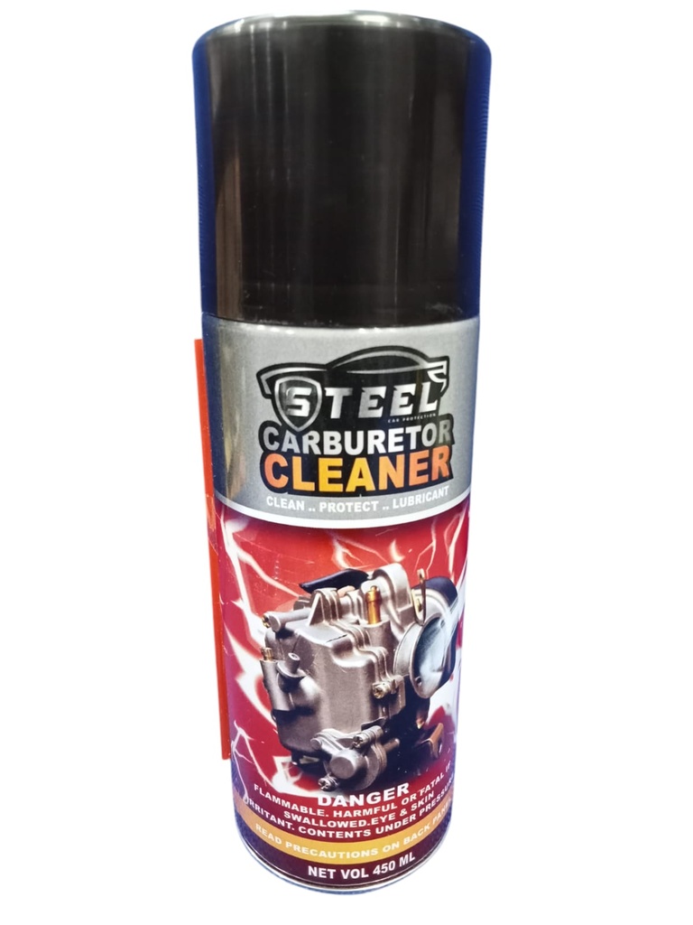 Carburetor Cleaner 450ml [Shield Steel] (Made in Egypt)