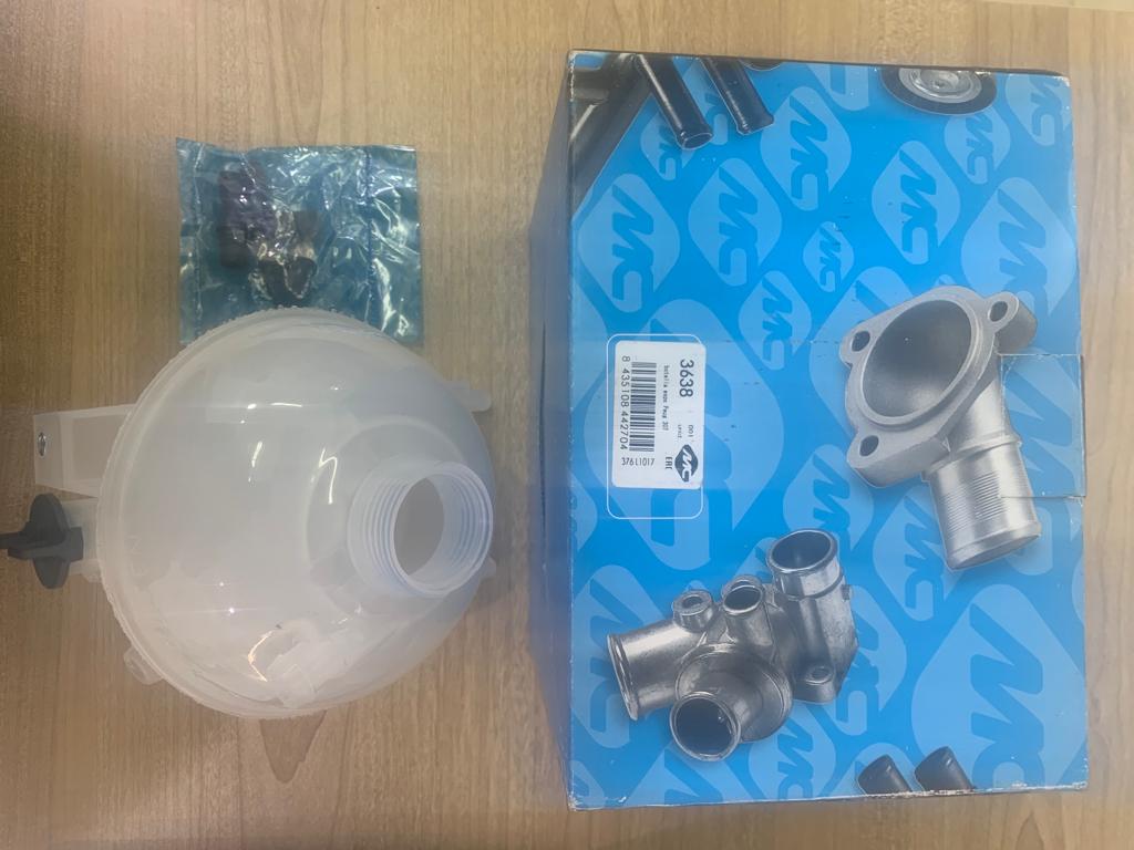 Water Reservoir Peugeot 307 [Metalcaucho] (Made in Spain] (MET-03638) 