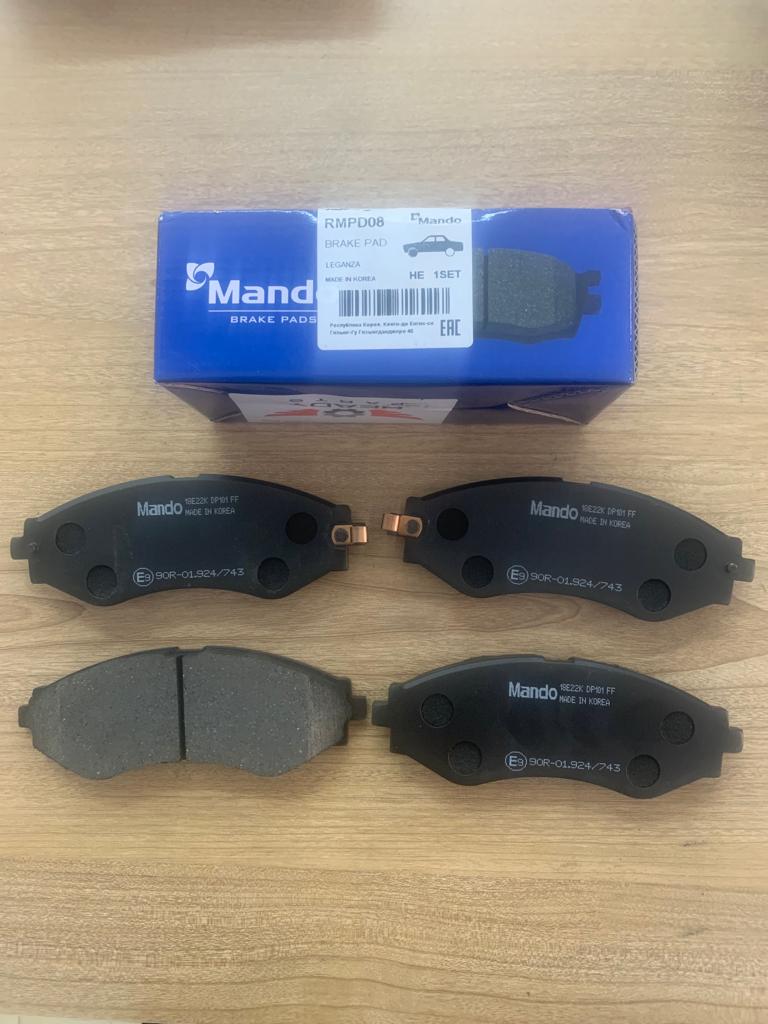 Brake Pads Set Front Daewoo Nubira + Leganza / chevrolet Optra [Mando] (Made in Korea) (RMPD08)