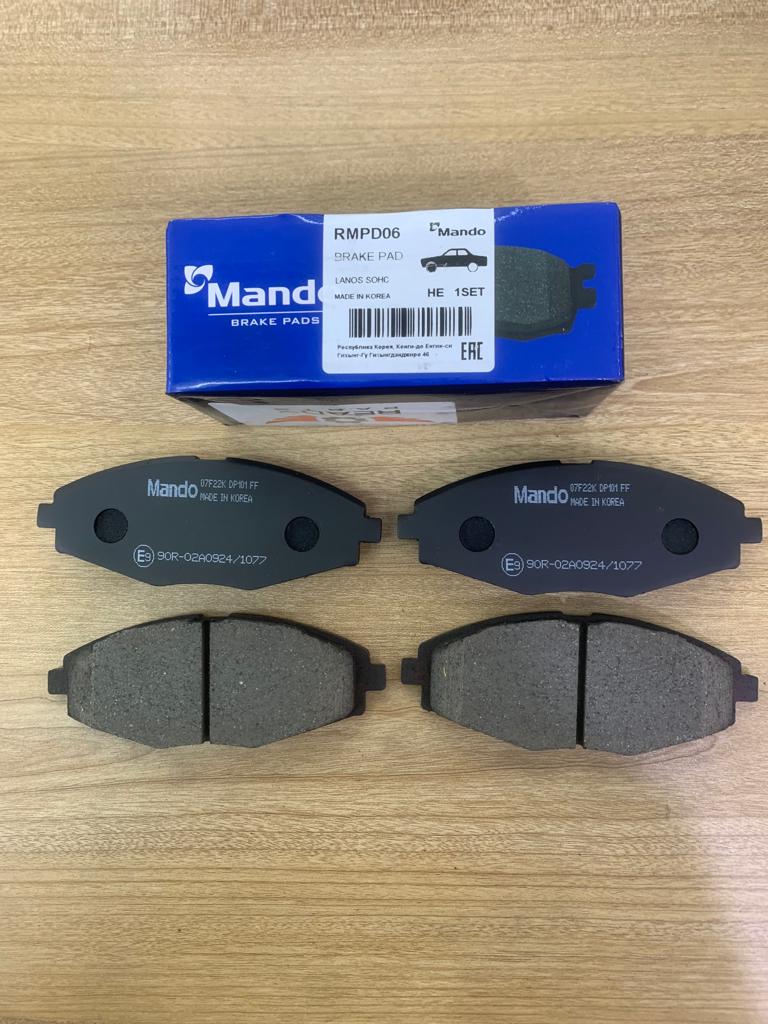 Brake Pads Set Front Daewoo Lanos [Mando] (Made in Korea) (RMPD06) 