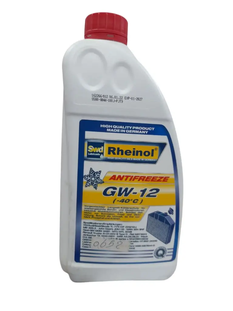 [O652] Coolant (Rheinol) Red 50/50 1.5 liters (GW12) (Made in Germany)