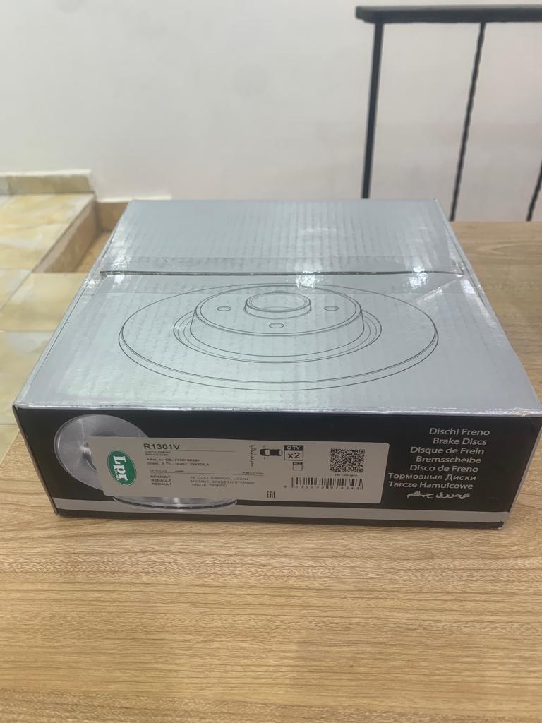 Brake Disc Front Renault Logan Automatic Fan (LPR) (Made in Italy) (R1301V)