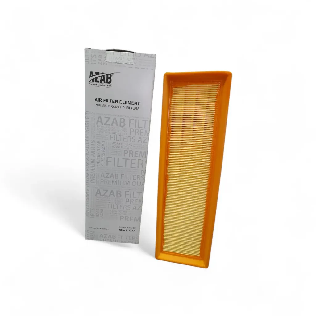 [F612] Air Filter Renault New Logan Manual Rectangular [Azab] (Made in China) (16546-9466R)