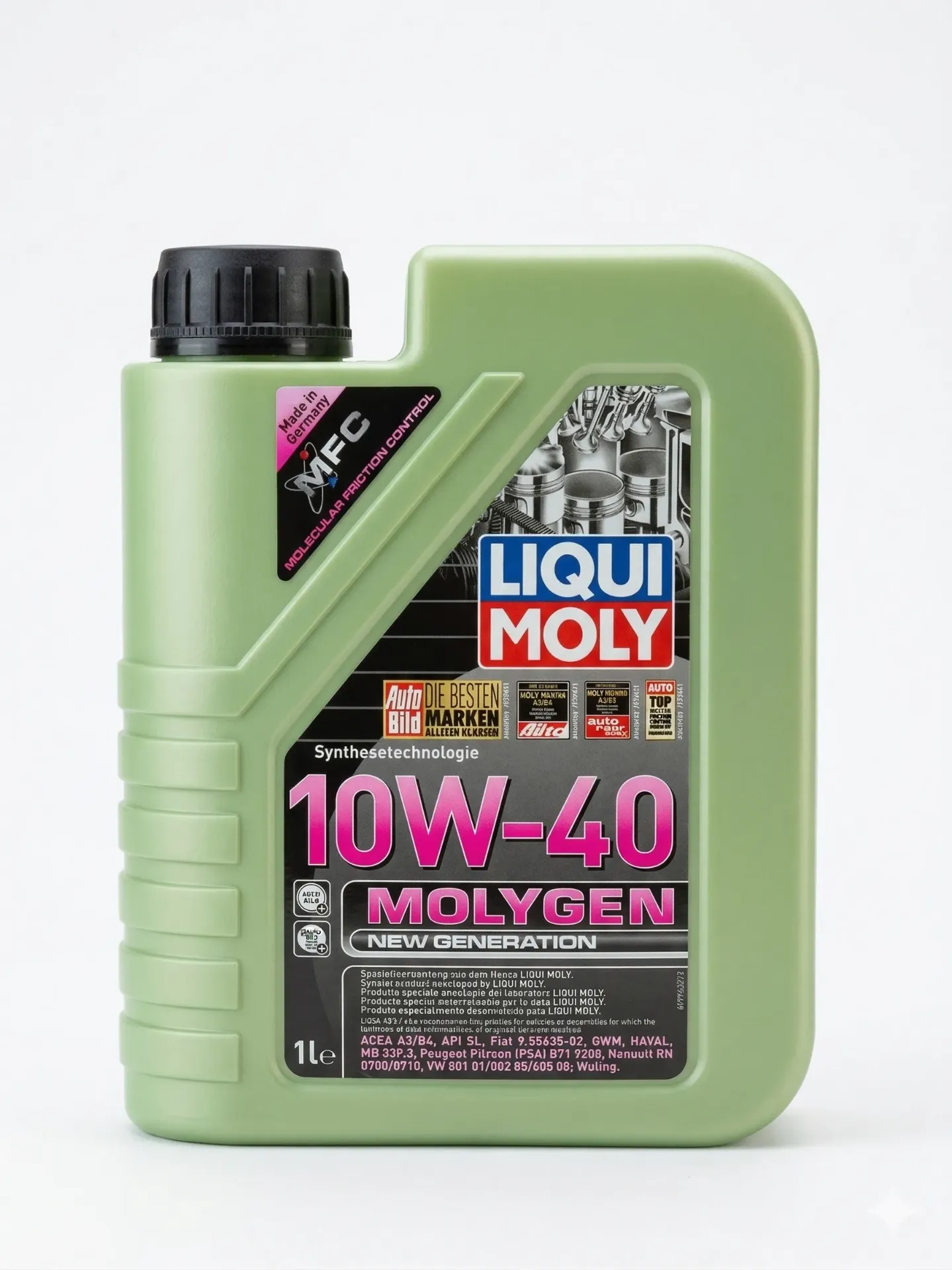 Engine oil Molygen New Generation 10W-40 1 liter [LIQUIMOLY] (Made in Germany) (9955)