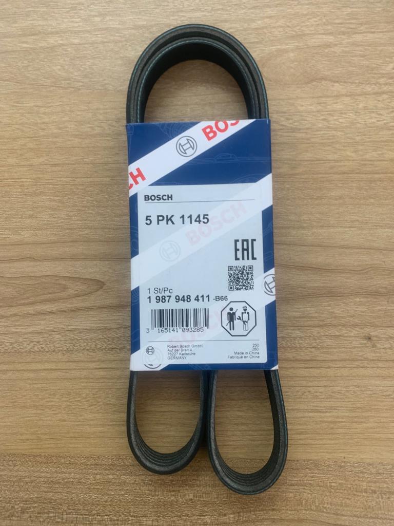 Belt 5PK1145 Fiat 500 [Bosch] (Made in China) (1987948411) //
