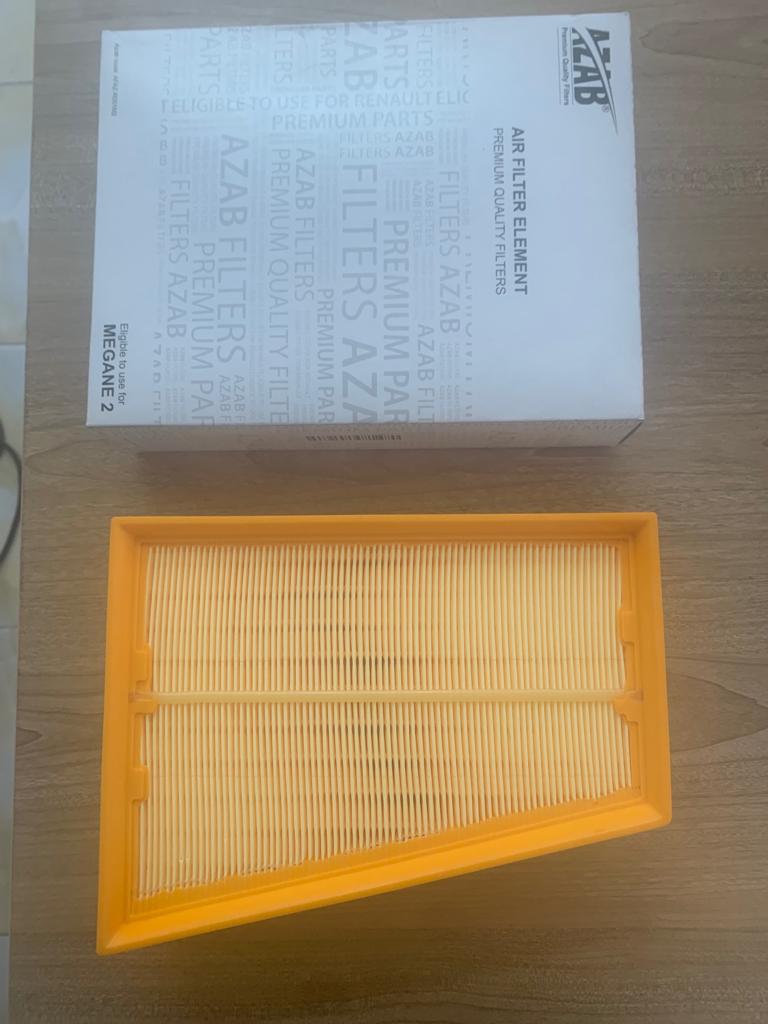 Air Filter Renault Megane 2 Triangular Big [AZAB] (Made in Egypt) (AFAZ-R001M2)