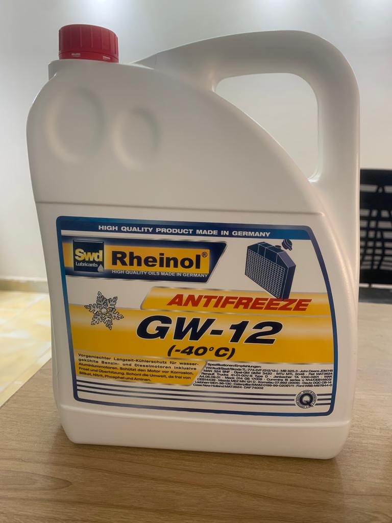 Rheinol Coolant Red 50/50 5lt (GW12) (Made in Germany) 