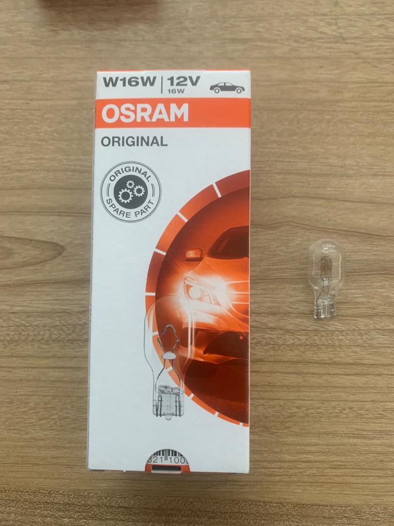 Lamp W16W 12V 16W [Osram] (Made in Slovakia) (921) 
