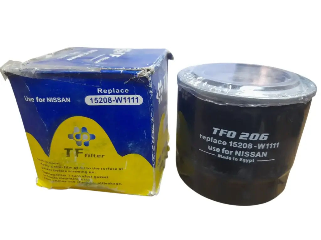 Oil Filter Nissan Pick Up [TF] (Made in Egypt)  (TFO206) (15208-W1111)