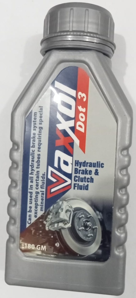 Brake Fluid DOT 3 180 ml Vaxxol made in Egypt