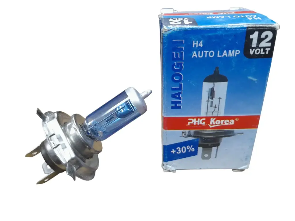 [L496] Lamp H4 +30% 220/260CP P43t 12 volt [PHG] (Made in Korea) 
