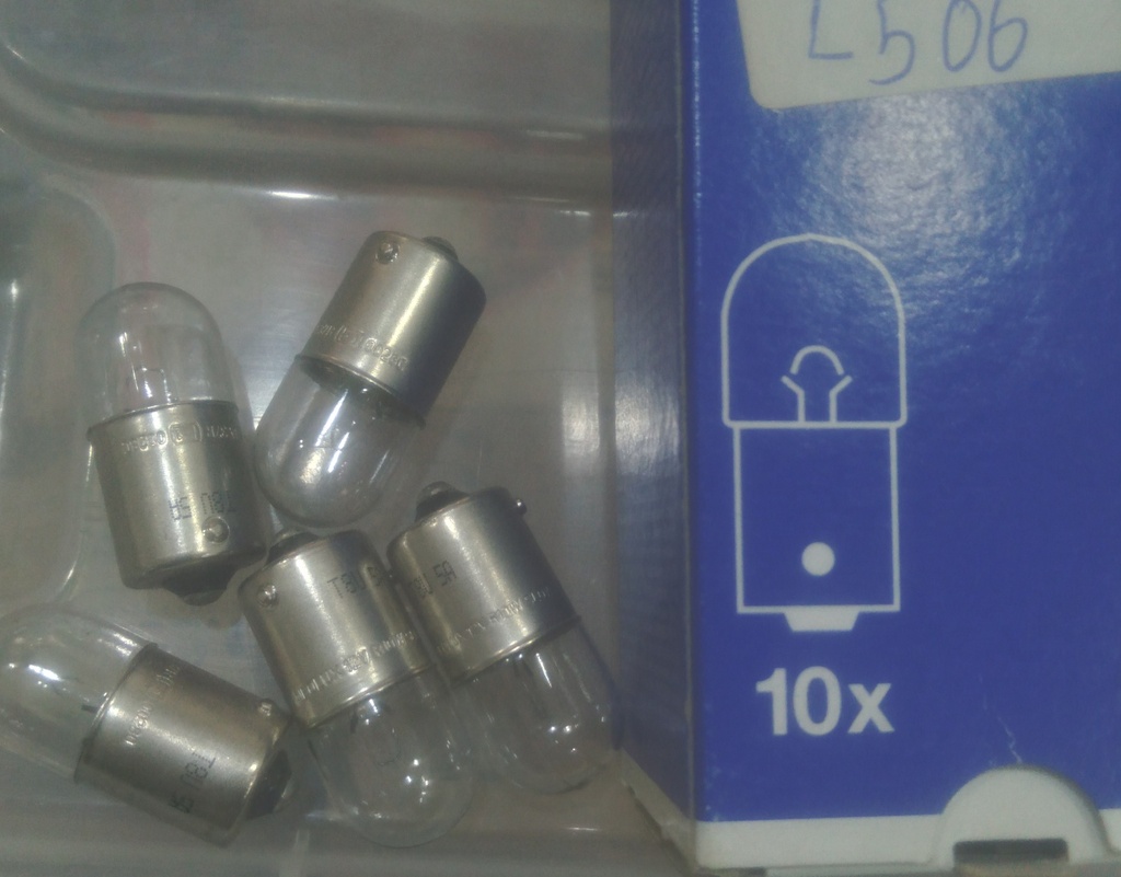 Lamp R10W 12 volt [Neolux] (made in slovakia) (N245)