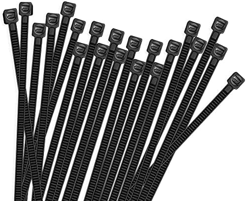 [E427] Tie Wrap 20 cm Black [Gharieb](made in Taiwan)