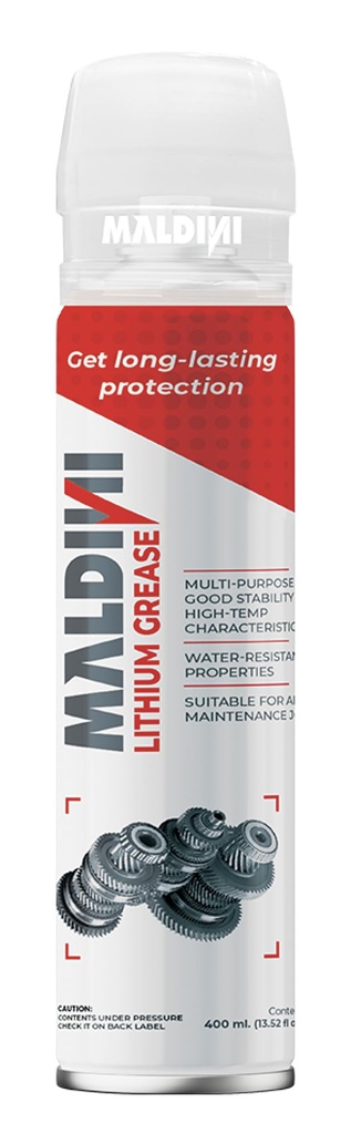 White Lithium Grease 400ml [Maldini](made in Turkey)(6022)