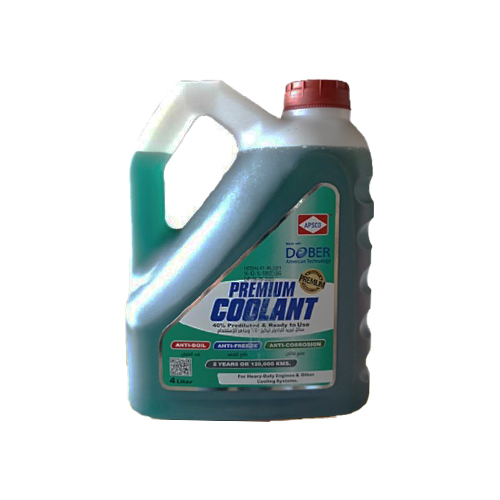 Coolant Green 40% Green 4 lt [APSCO](made in Saudi Arabia)