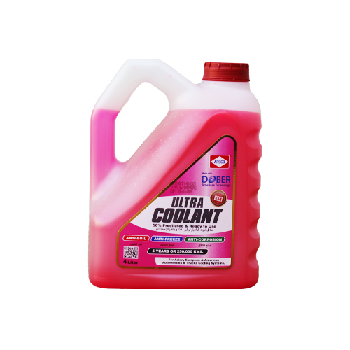 Coolant Red 50% 4 liters [APSCO](made in Saudi Arabia)