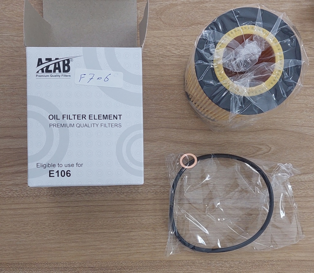 Oil Filter Element BMW [AZAB](made in China)(Corresponds to Hengst E106) 