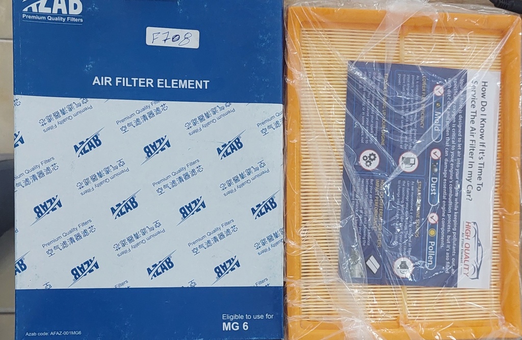 [F708] Air Filter MG 6 [Azab](made in China)