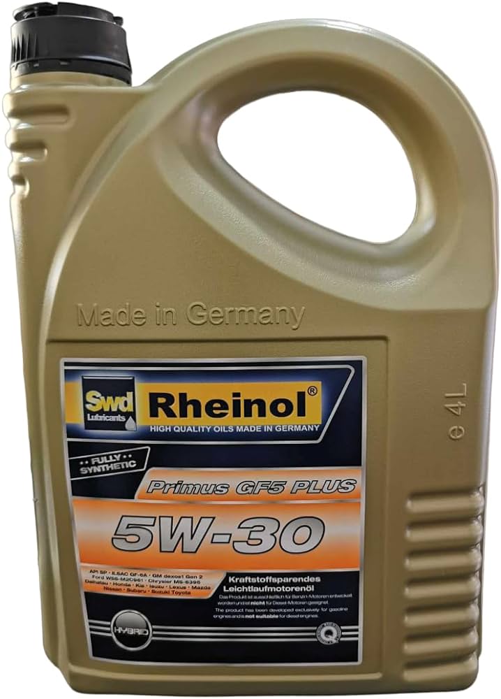 Rheinol Engine Oil 5W30 GF5 4lt Primus (made in Germany)