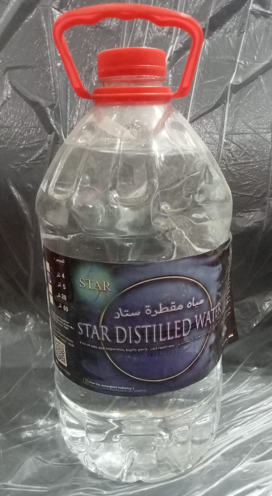 Water Distilled 5 l [Star](made in Egypt)