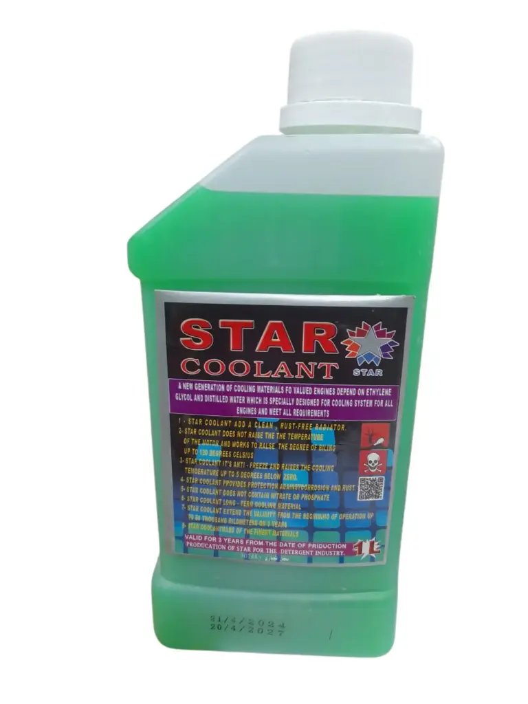 [O737] Coolant green 5% 1 lt [star](made in Egypt)