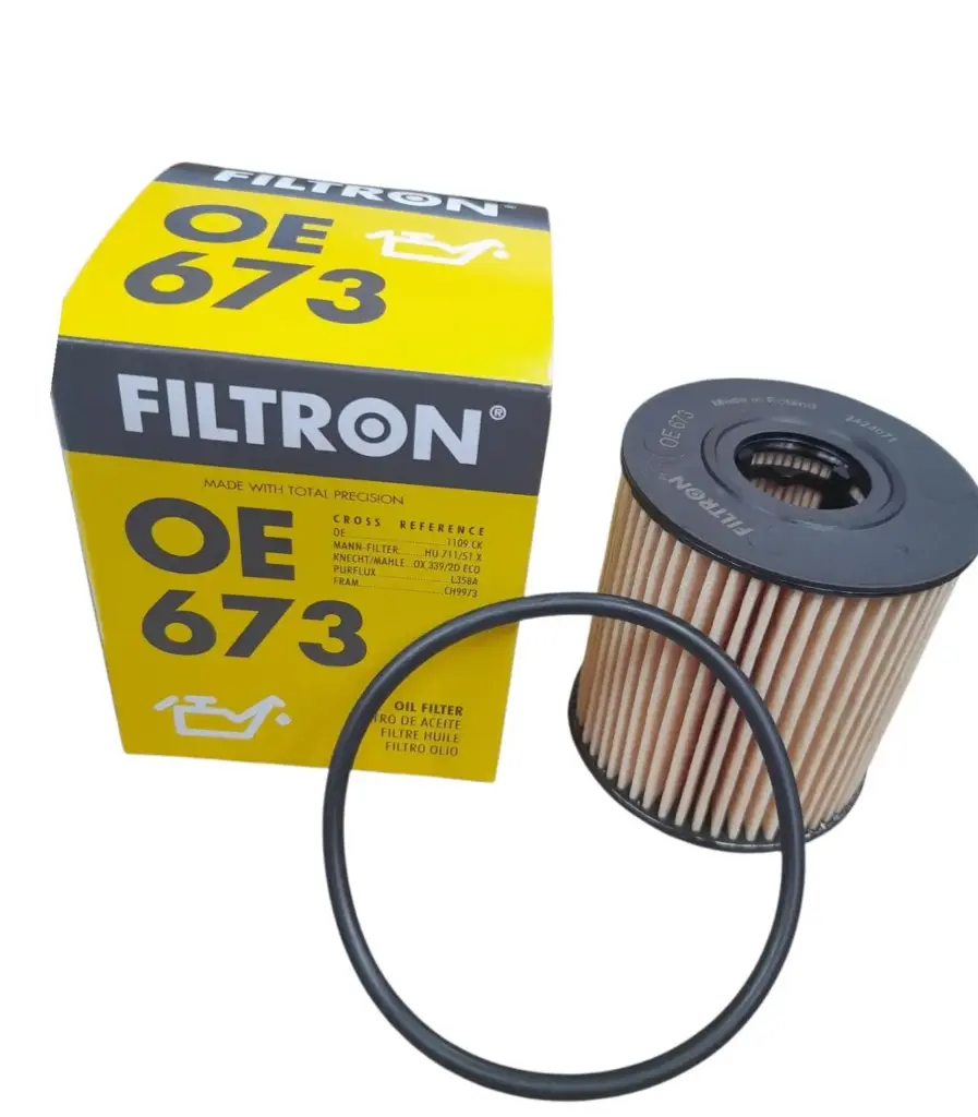 [F767] (OE673)حشو فلتر زيت بيجو (فيلترون) بولندي