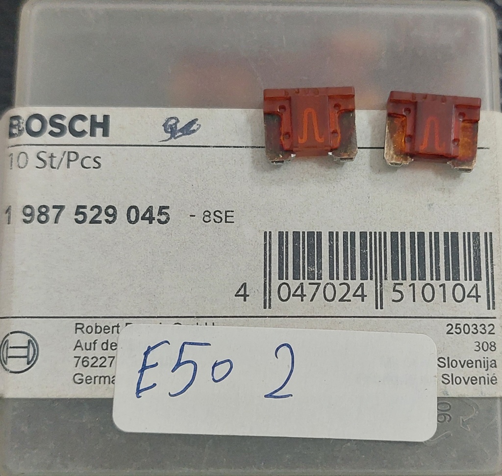Fuse 58V 7.5A[Bosch](Bajaj Re4s)(9045) 1987529045