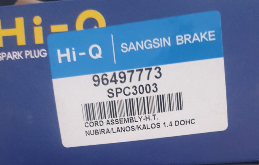 [E507] Spark plug cable Nubira [Hi-q] (made in Korea) (SPC3003)