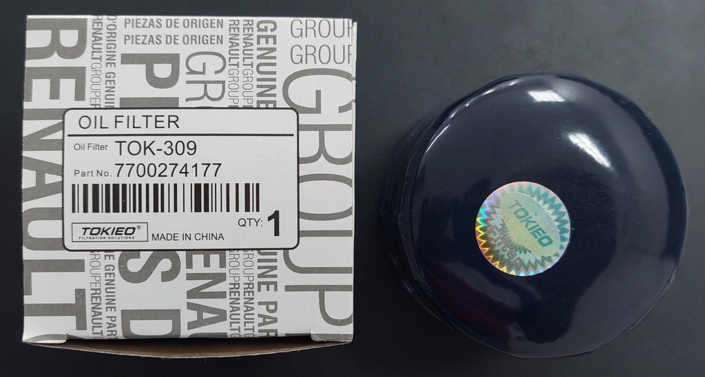 Oil Filter Renault [Tokeyio](TOK-309)(made in China) 
