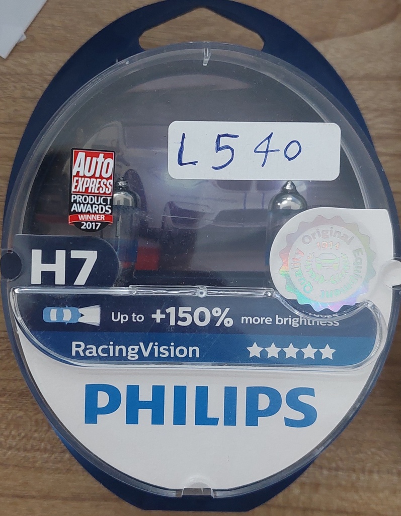 Lamp Kit H7 +150% racing Vision [Philips](made in Poland)