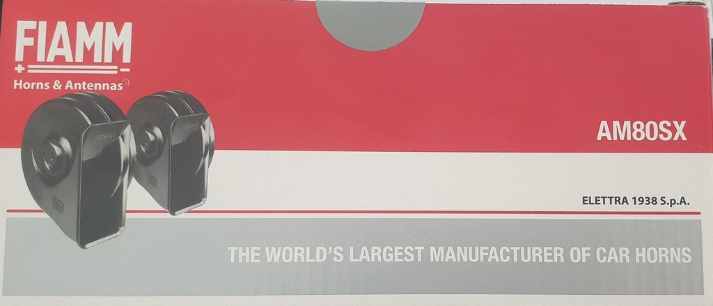 [E509] Horn 12V [Fiamm Original] (Made in Italy) (932131Z) 