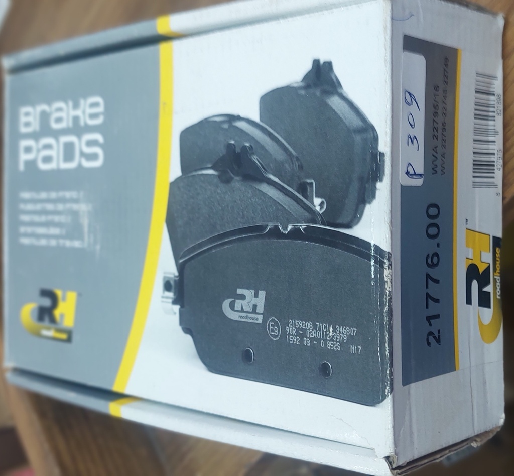 Brake Pads Set Front Ford Ecosport 1.0 2016 [Roadhouse] ) (Made in Spain) (2177600)