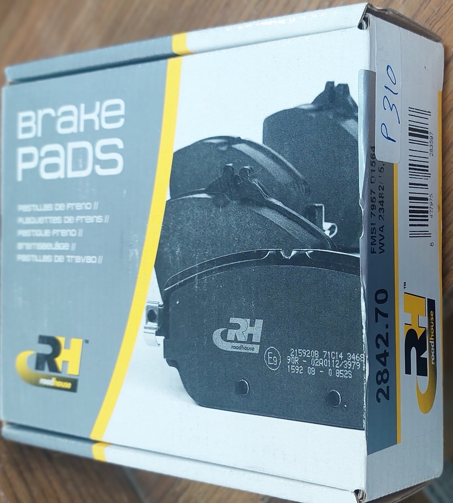 Brake Pads Set Rear Ford Kuga II 1.5 2014 [Roadhouse] ) (Made in Spain) (284270)