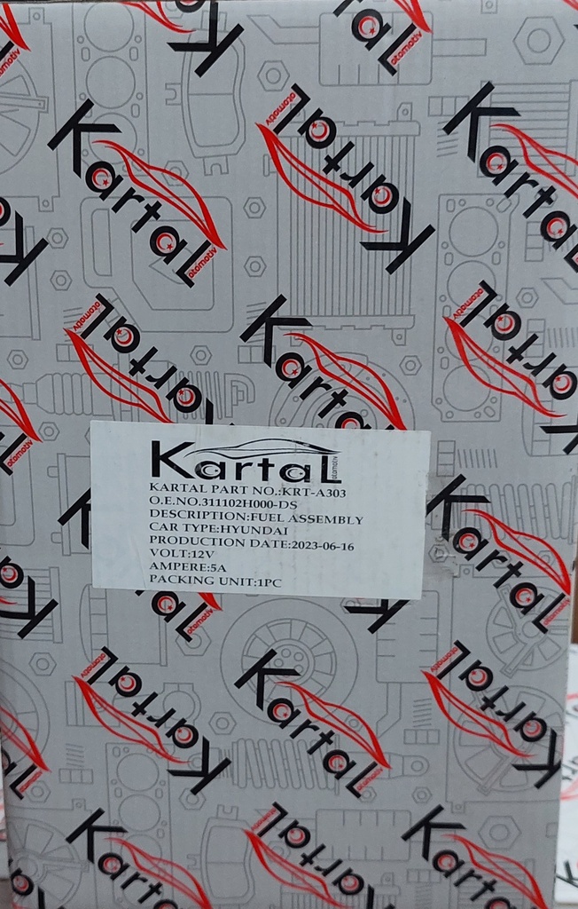 Fuel Pump Complete Hyundai New Elantra 2010 - Kartal [KRT-A303](311102H000-DS)(MADE IN China) 