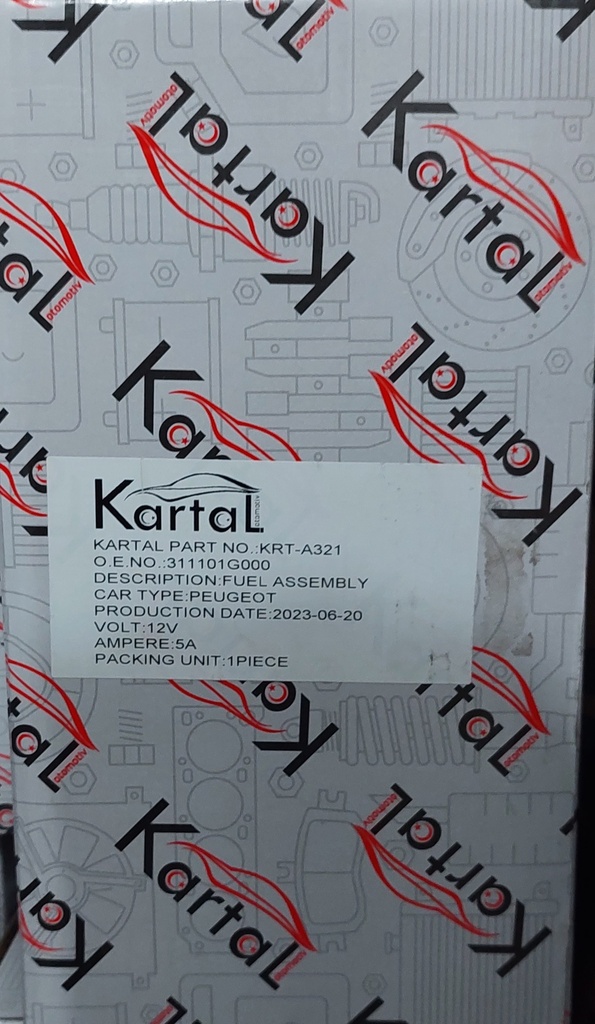 Fuel Pump Complete Hyundai New Accent 2008- Kia RIO 2008 - Kartal [KRT-A321](311101G000)(MADE IN China)