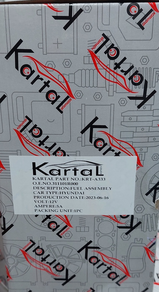 Fuel Pump Complete  Accent RB- RIO 2012 - Kartal [KRT-A333](311101R000)(MADE IN China)