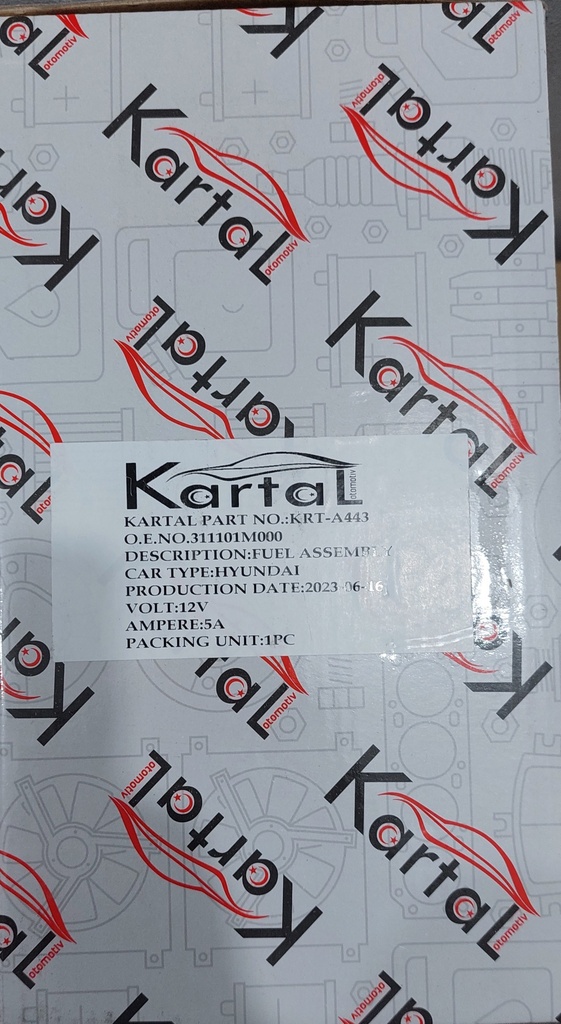 Fuel Pump Complete L10- Picanto-Kartal [KRT-A443](311101J000)(MADE IN CHINA)
