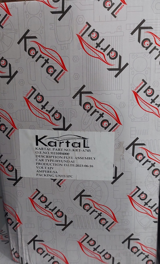 Fuel Pump Complete I10 GRAND 1.2-Kartal [KRT-A745](31110B4000)(MADE IN CHINA) 