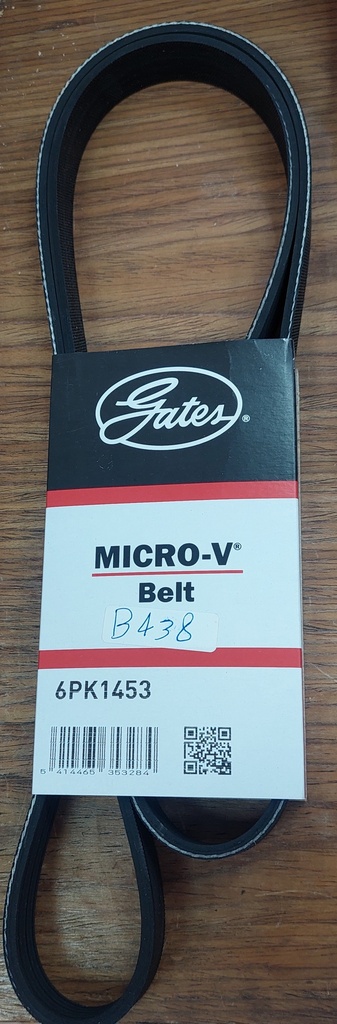 Belt Tippo 1600 6pk1453 [Gates](made in EU)