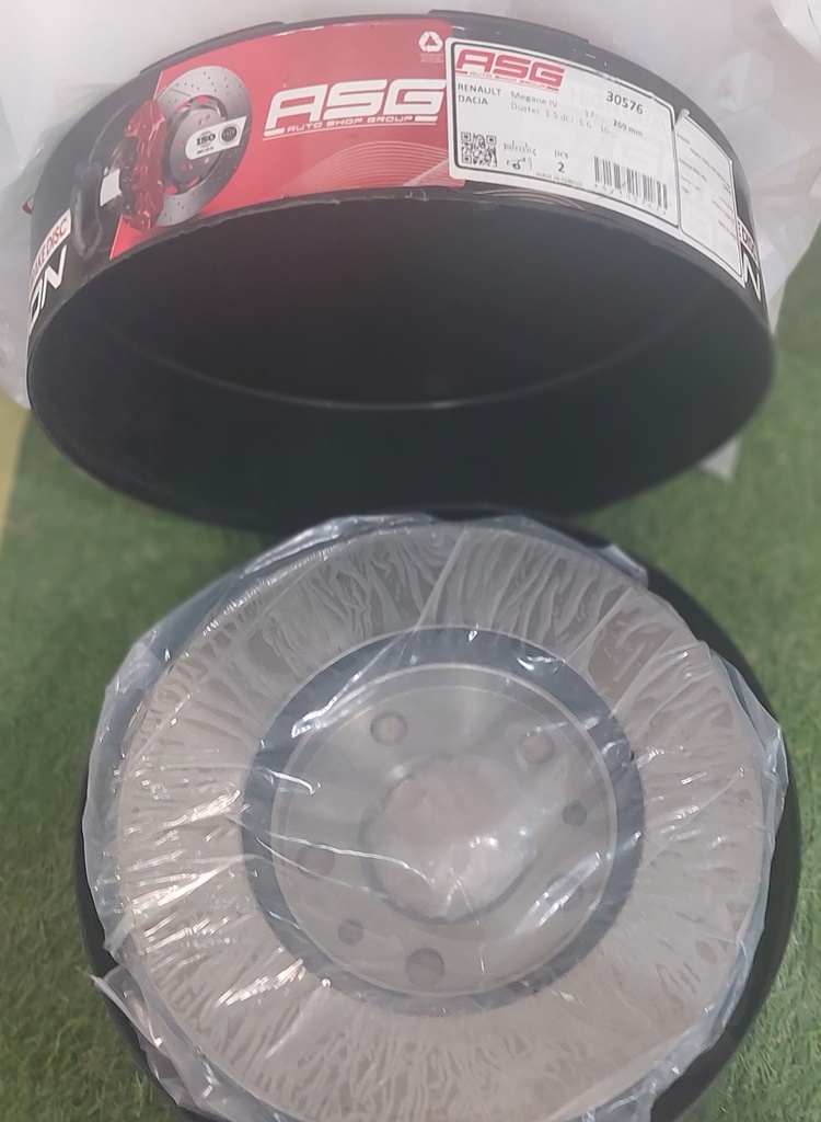 Brake Disc Renault Dacia Duster [ASG](30576)(MADE IN TURKEY) 