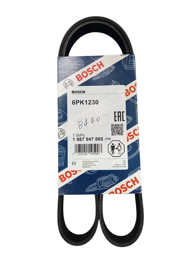 [B440] Belt 6PK1230 [Bosch](made in India )(1987947885)