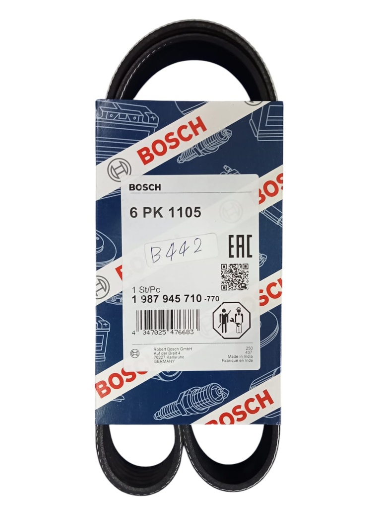 [B442] Belt 6PK1105 [BOSCH](MADE IN INDIA)(1987945710)