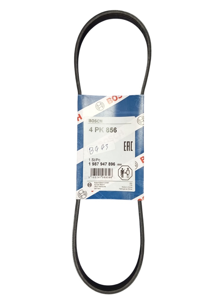  Belt 4PK856  Hyundai  [Bosch](MADE IN CHINA) (1987947896) 