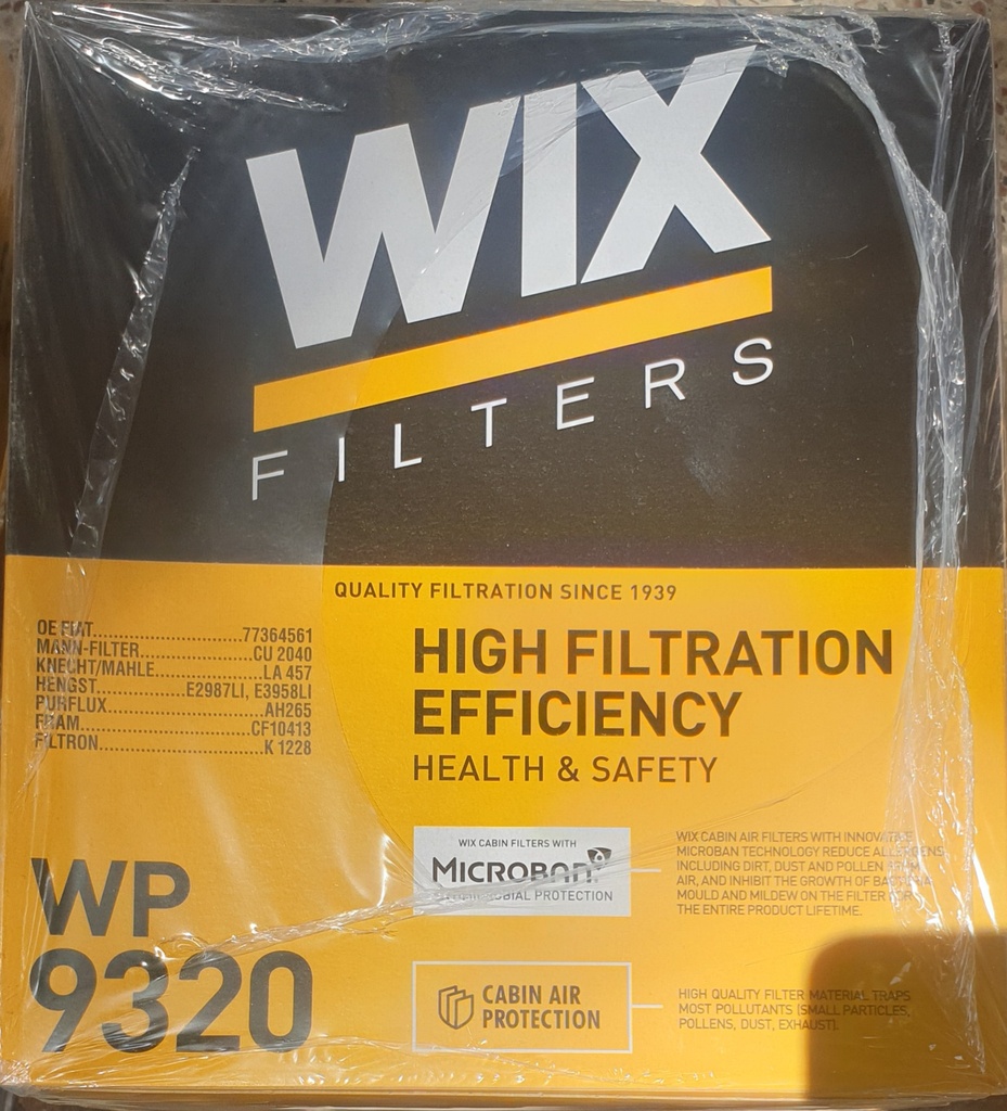 A/C Filter Fiat Tipo [WIX](Made In Poland)(WP9320)