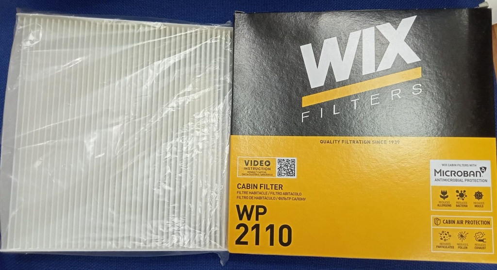 A/C Filter Renault Logan 2016 [WIX](Made In Poland)(WP2110)