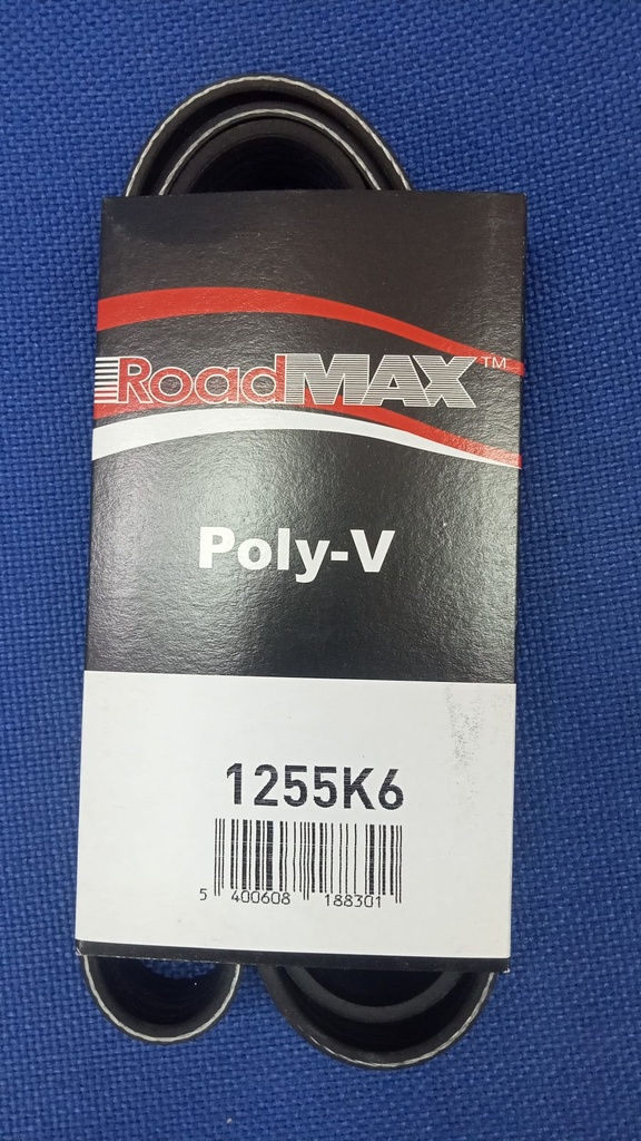 Belt 6PK1255 [Roadmax by Gates](made in EU)(1255K6)