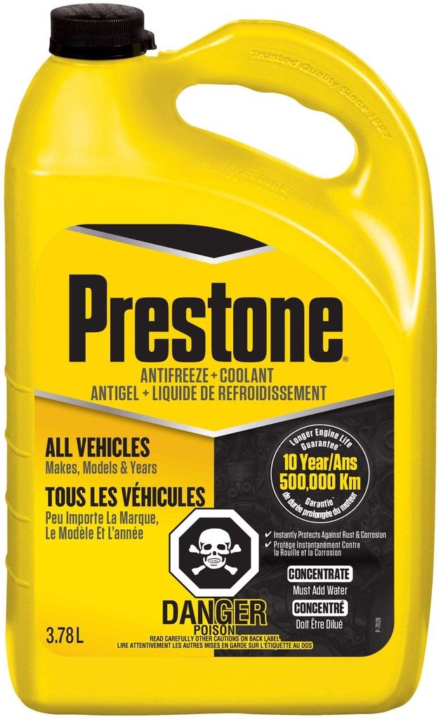 [O766] Coolant Red 3.78 Lt [Prestone](made in Canada)